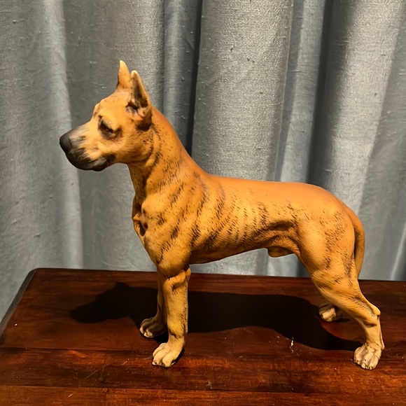 ANDREA FENZI Other - Brown Great Dane Dog Figurine by Andrea, 6 1/2" Tall x 7" Wide Numbered 7733